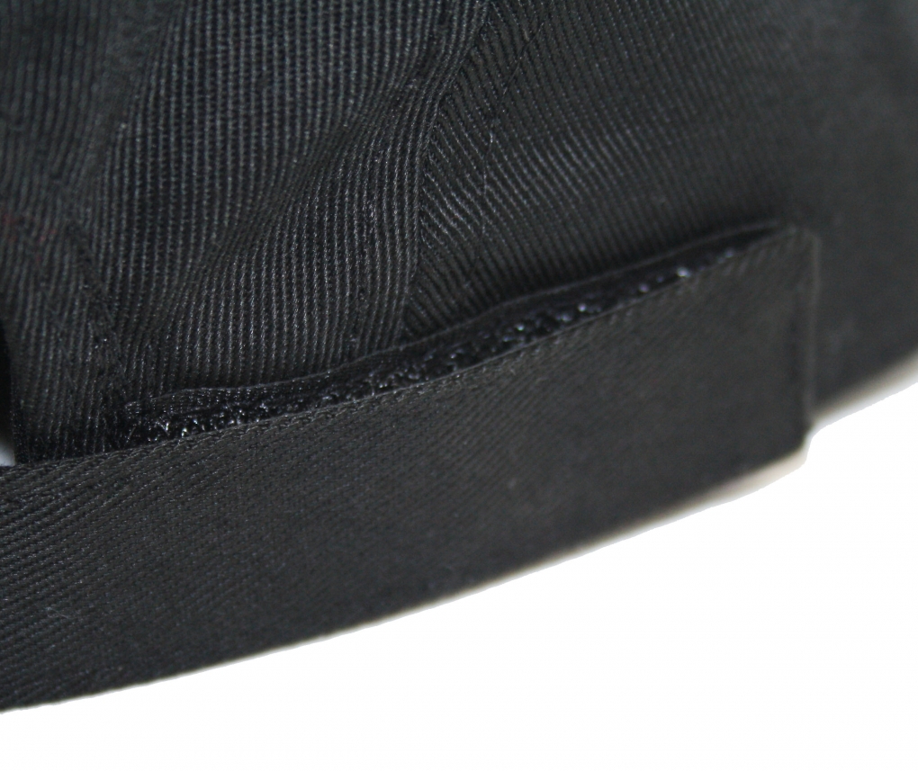 Heavyweight Plain Black Hatman Strapped Cap - Hatman