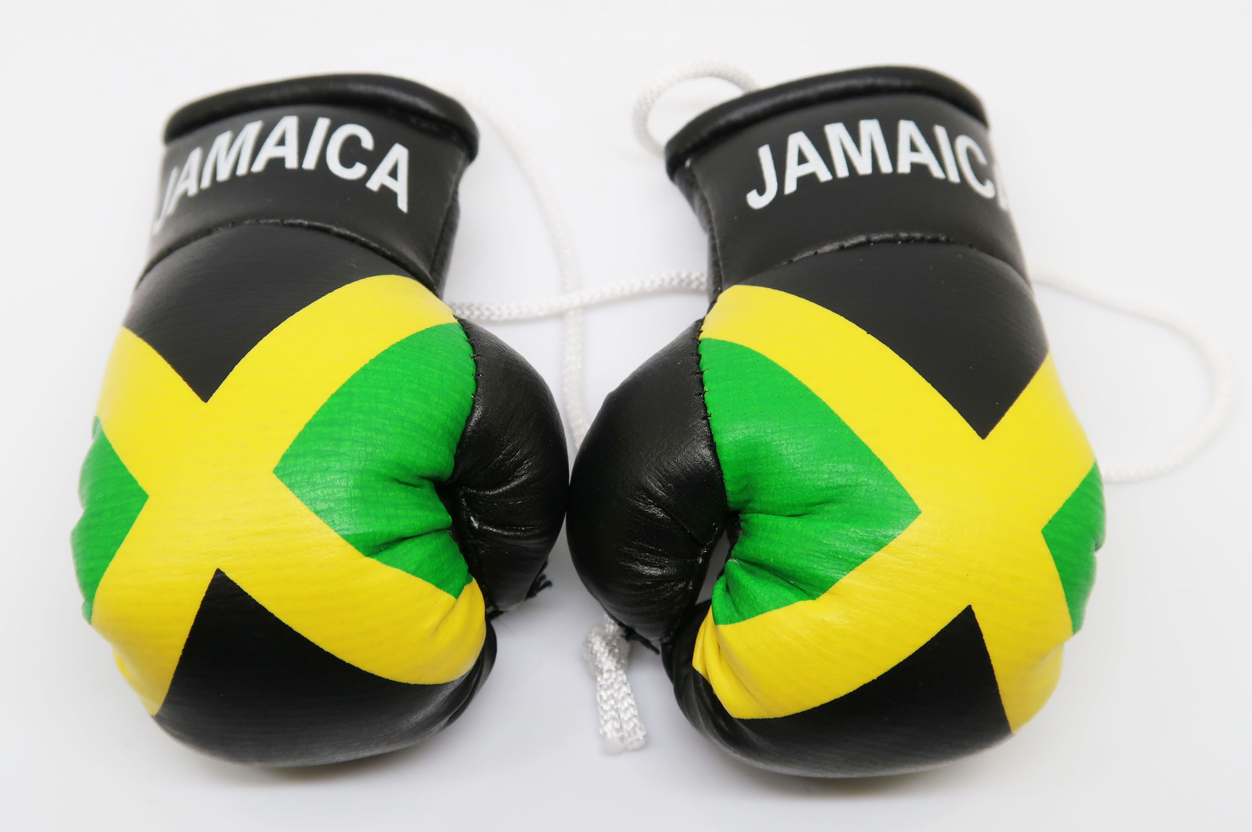 Jamaica JAMAICAN Mini Boxing Gloves Reggae Roots Rasta  Hang In Your Car 