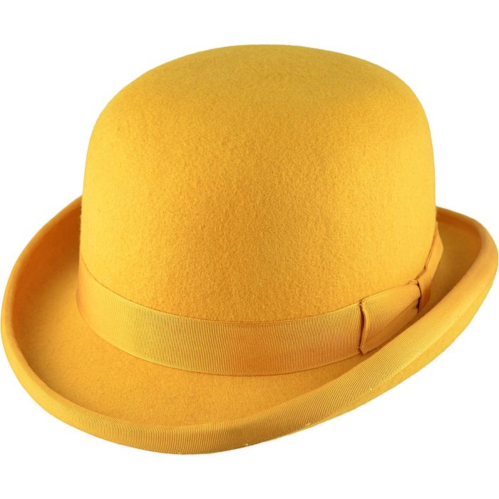 Yellow Classic Bowler Hat - Hatman