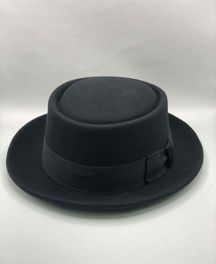 Black Hatman Pork Pie Hat - Hatman